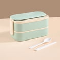 thumbnail image 2 of Boîte à Lunch Bento en Acier Inoxydable 304 à Double Couche, Boîte à Lunch Scellée et Compartimentée pour Étudiants et Travailleurs de Bureau, Boîte à Lunch Portable, Boîte de Conservation pour la Maison et le Travail, Boîte à Lunch en Acier Inoxydable, 2 of 3