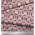 thumbnail image 3 of Soimoi Poly Georgette Fabric Semi Circle Geometric Print Fabric by the Yard 52 Inch Wide, 3 of 5