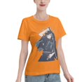 thumbnail image 2 of T-Shirt Basique à Manches Courtes pour Femmes Demon Slayer : Shitou Wuichiro, 2 of 6