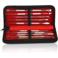 thumbnail image 5 of 10 X Double Ended Stainless Steel Wax Sculpting Tools For Sculpting And Clay Sculpting,Diy Pottery Sculpting Tool Kit,Chisel Spatula And Carrying Case For, 5 of 5