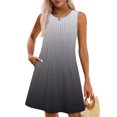 thumbnail image 4 of Ovzne Robes pour Femmes Robe d'Été Robe Imprimée Sans Manches Col Rond Aguichant Élégante Tunique de Soirée Boîte de Nuit Mini Robes Décontractées Robe de Vacances Robe d'Été Imprimée Liquidation, 4 of 7