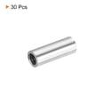 thumbnail image 3 of Unique Bargains Écrou d'Accouplement Rond M4x0,7 Mm 15mm Fileté Connecteur Tige Tige Tube Goujon 30 Pack, 3 of 4