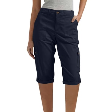 Soki Capris pour Femmes avec Poches Pantalons Capri Décontractés Habillés Légers Pantalons Cargo Amples pour Dames pour la Randonnée