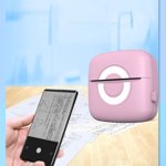 PEONAVET Mini imprimante Mini imprimante Mini Imprimantes Bluetooth sans fil Portable Imprimeuses thermiques de machine pour les notes, photo, scrapbook, étiquette de poche