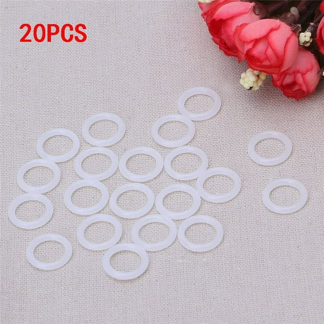 MesaSe DIY Crochet Ring Circle Hook Plastic Craft Tool Accessory for Handbag Car Seat