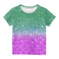thumbnail image 4 of MeetoTime T-Shirt Graphique à Manches Courtes pour Enfants Tee Décontracté à Col Rond Haut pour Bébés Garçons Filles 3-12 Ans, 4 of 4