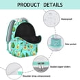 thumbnail image 3 of Fresh Avocado Students Backpack Cute Avocado Print School Bag with Avocado Aesthetic Design, Lightweight and Wear-Resistant, 3 of 4