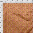 thumbnail image 3 of oneOone Polyester Spandex Tissu Jaune Abstractions Matière de Robe Tissu Imprimé Tissu au Mètre 56 Pouces de Large, 3 of 5