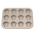 thumbnail image 1 of Baking Pan Cat Paw Even Heat Distribution Bake Tray High Temperature Resistance Bakeware Pans Cookie Mold Chocolate Cake Biscuit 4 Light Golden, 1 of 9