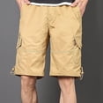 thumbnail image 1 of Weiqiqre Shorts d'Été Décontractés pour Hommes à Multiples Poches, Unis, à Fermeture Éclair, Poignets à Cordon, Pantalons Parfaits pour la Fin de Semaine, le Golf, la Randonnée et les Activités de Plein Air en Toutes Saisons, 1 of 4