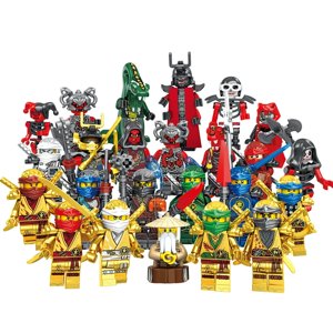 POINTERTECK 11401 gold Ninja 24 children assembled building block toys