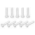 thumbnail image 1 of Unique Bargains M5x25mm Plastic Phillips Bolts PC Pan Head Machine Screws Transparent 50 Pack, 1 of 5