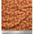 thumbnail image 1 of Soimoi Cotton Duck Fabric Text & Tiger Face Cartoon Decor Fabric Printed Yard 42 Inch Wide, 1 of 3