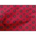 thumbnail image 4 of oneOone Cotton Poplin Fabric Floral Block Printed Fabric 1 Yard 42 Inch Wide, 4 of 4