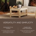 thumbnail image 2 of Maven Lane Paulo Table Basse en Bois, Fini Gris Vieilli, 2 of 6