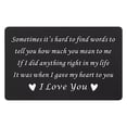 thumbnail image 1 of Engraved Metal Greeting Card Postcard Business Card Wallet Clip Card, 1 of 1
