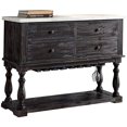 thumbnail image 1 of ACME Furniture Serveur Gerardo Espresso Blanc et Patiné, 1 of 2