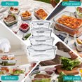 thumbnail image 4 of Sorbus Glass Food Storage Airtight Containers Set of 8 with Lids (16Pcs), 4 of 7