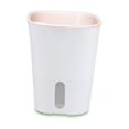 thumbnail image 4 of COMPUKAS Unique White Plastic Indoor Flowerpot with Self-Watering Irrigation System for Easy Planting, 4 of 8