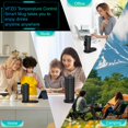 thumbnail image 3 of VFZO Temperature Control Heated Travel Mug Smart Self Heating Coffee Mug 20 Oz App Controlled LED Display coffee serving sets mug kept at a constant, 3 of 7