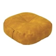 thumbnail image 2 of Maoww Coussin de Sol Rond Pouf Ottoman Décoratif Gris Adultes Intérieur pour Balcon Extérieur Léger Jaune, 2 of 6
