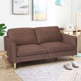 thumbnail image 3 of Costway Canapé Moderne en Tissu Causeuse Sofa Lit Rembourré Salon Lit de Repos Maison, 3 of 10
