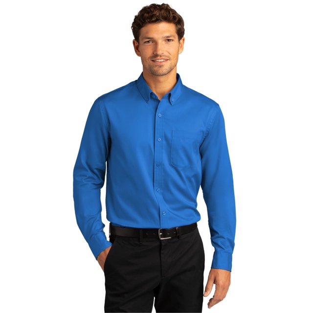 Port Authority Men's Long Sleeve SuperPro React Twill Shirt - W808