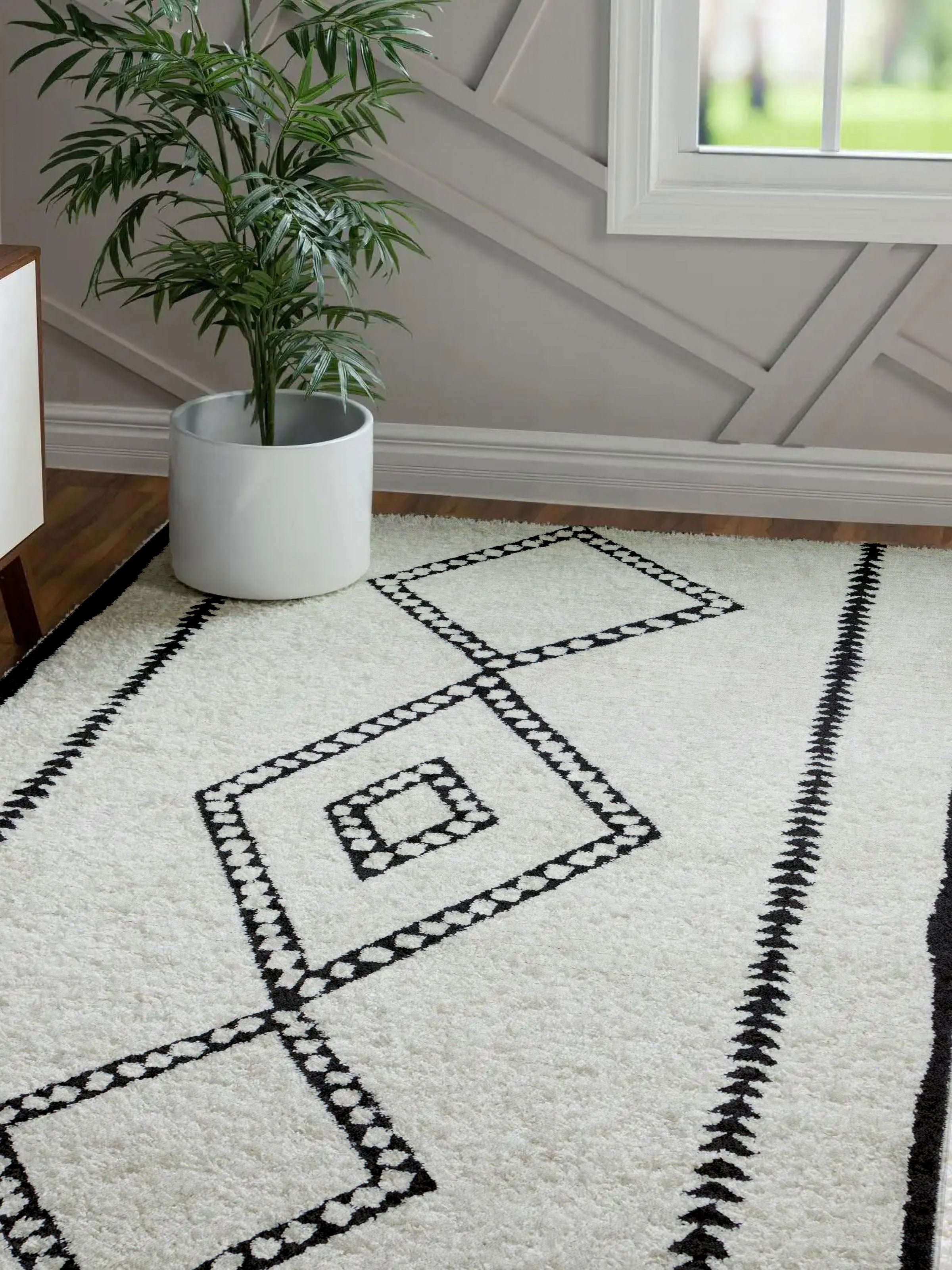 ECARPET Zelda Contemporary Area Rug for Living Room, Bedroom, Dining Entrance, Hallway and More.