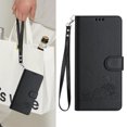thumbnail image 4 of iPhone 14 Plus Case ,Cat PU Leather Crossbody Lanyard Strap RFID Magnetic Wallet Compatible with iPhone 14 Plus Cover, 4 of 5