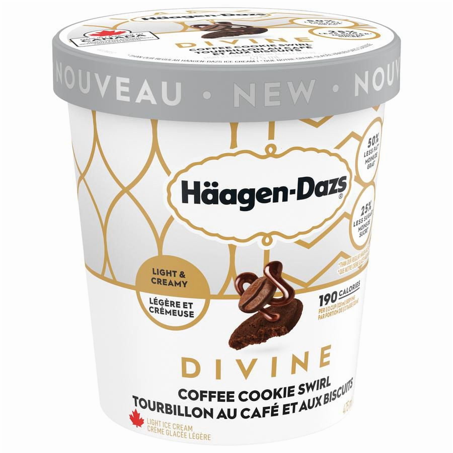 HÄAGEN-DAZS Divine Coffee Cookie Swirl Light Ice Cream - Walmart.ca
