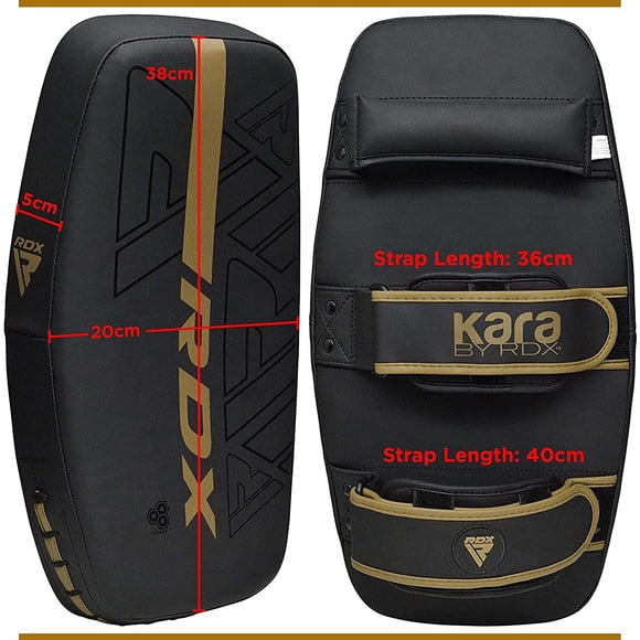 RDX Strike Shield for Kickboxing, Strike pad, Kicking pad, Strike Shield, Muay Thai Pads, Boxing, MMA Training Gold (Two Pad Only)