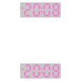 thumbnail image 1 of relayinert Colorful Digital Numbers For Easy Reading Large Display Screen Double Placement 8017PinkLight 2Set, 1 of 6