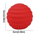 thumbnail image 2 of Red Outdoor Water Splash Game Toy Silicone Ball Reusable For Kids Fight Activity Play, 2 of 6