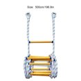 thumbnail image 3 of mmirethe Unbreakable Fire Escape Ladder With Non-shedding Neat Look Small Occupation Ladder Safety Rope, 3 of 6