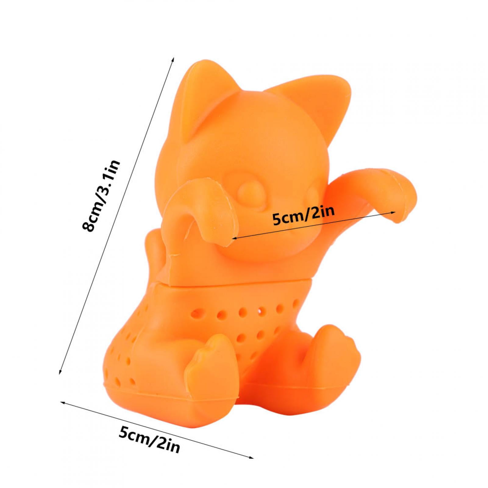 Silicone Tea Infuser, Cute Cat-Shaped Loose Tea Leaf Strainer, Loose Tea Leaf Filter, Tea Accessory For