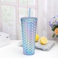 thumbnail image 1 of Mainstays Gobelet à boire Luster en plastique de 26 onces, Bleu, 1 of 3