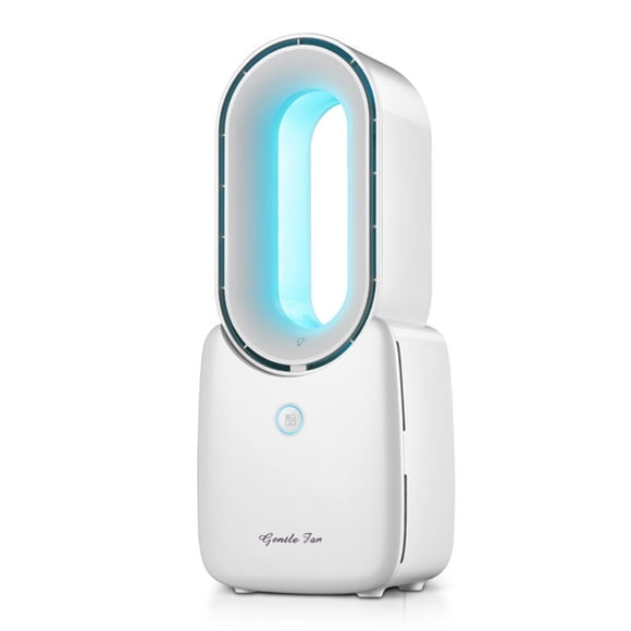 Boovnll Fan, Portable Cool Fan, Cool Fan with Timing Function, Usb Bladeless Fan, Rechargeable Atmosphere Lamp Cooler, Room, Office, Van, Bedroom, Portable Fan