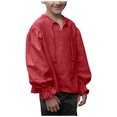 thumbnail image 1 of Hiiyo Little Boys Retro Shirt Medieval Ruffled Long Sleeves Lace-Up Shirt, Sizes 3-10, 1 of 7