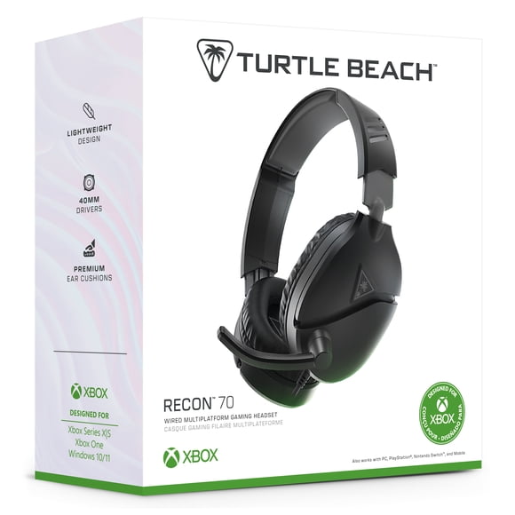 Casque gaming Turtle Beach Recon 70 Noir (Xbox)
