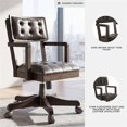 thumbnail image 4 of Signature Design by Ashley Norquay Home Office Desk Chair in Brown, 4 of 7