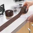 thumbnail image 3 of Delaman® Wall Sealing Strip Self Adhesive Sticker Bath Sink Basin Edge Trim Tape Kitchen (Color : Brown, Size : 22mm*3.2m), 3 of 5