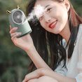thumbnail image 4 of TIMIFIS Fan Cap Portable Misting Fan 400Ml Handheld Fan Rechargeable Battery Operated Spray Water Mist Fan Fans for Makeup Travel Outdoors Rechargeable Fan, 4 of 8
