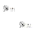 thumbnail image 1 of Dalazy Durable Aluminum Steering Wheel Quick Release Hub With Button Aluminum Wheels Are Sturdy And Durable silver 56*46*35mm 2Set, 1 of 6