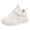 White, variant on YOUSNH Girls Sports Shoes Fashionable New Pattern Simple Solid Color Four Seasons Casual Flat Bottom Thick Bottom Comfortable Hook Loop Shoes Kids Sneakers Pink 12