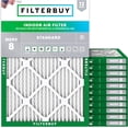 thumbnail image 1 of Filterbuy 21x22x1 Air Filter MERV 8 Dust Defense, HVAC AC Furnace Air Filters Replacement (12-Pack), 1 of 9