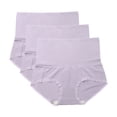 thumbnail image 1 of 3 pcs Womens Modal Cotton Underwear High Waist Tummy Control Full Coverage Briefs Comfy Stretchy Ladies Panties, 1 of 2