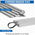 thumbnail image 2 of Garvee Aluminum Telescoping Work Plank, 6-9Ft, 400Lbs Capacity, Scaffolding Plank with Skid-Proof Platform Scaffold Ladder Accessory, 2 of 9