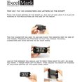 thumbnail image 4 of ExcelMark Kit de Tampons à Faire Soi-Même - A2359-DIY - Encre Noire, 4 of 10