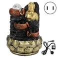 thumbnail image 3 of Strong And Durable Desktop Fountain, Tabletop Fountain, Lightweight And Unique Buddha Decoration Landscape Decoration For Home Desktop 1140 US Plug 110V, 3 of 8