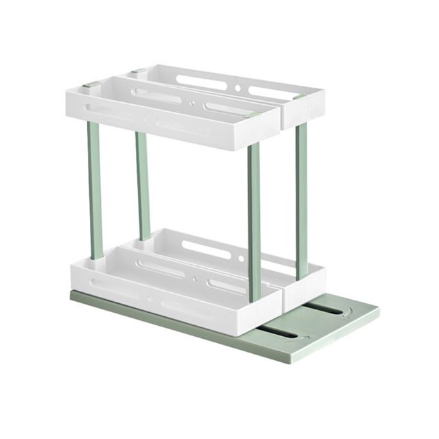 Lksixu Rangement Multifonctionnel Grande Capacité Évier Rotatif Tridimensionnel Réfrigérateur Rangement, Deux Colonnes Horizontales et Deux Colonnes, le Rangement n'Est Plus Plat, Bacs de Rangement Organisateurs et Rangement